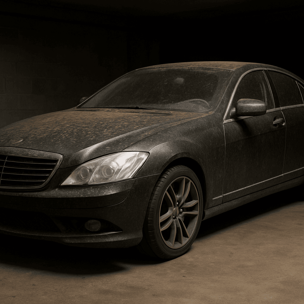 Car before detailing